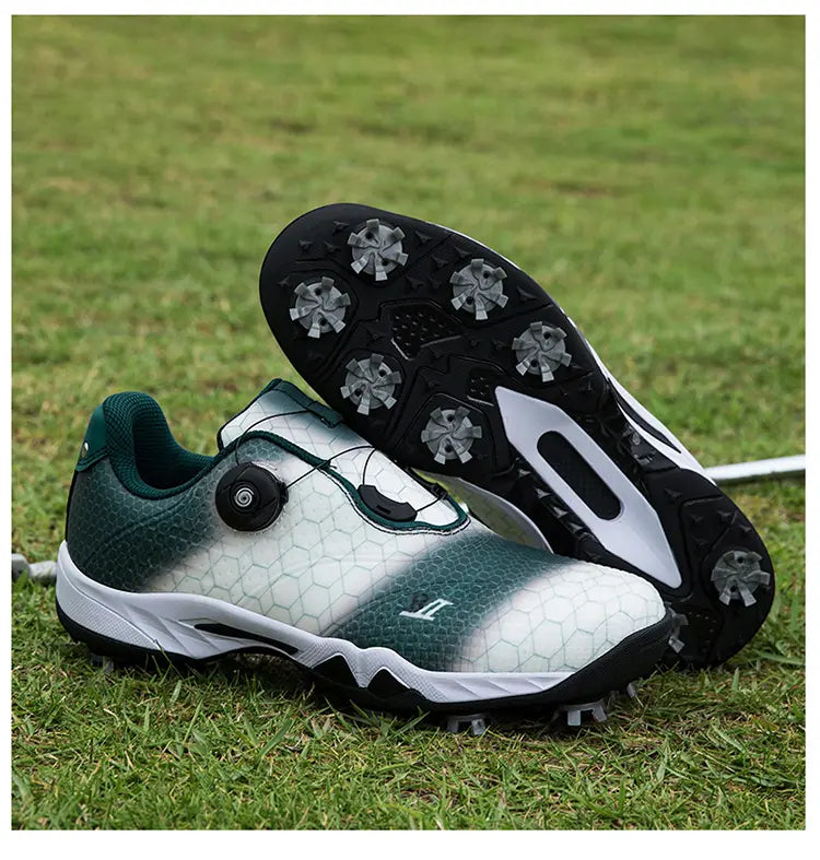 Unisex Professional Golf Shoes Spikeless Rotational Cleat Design Breathable & Stable Golf Sneakers | GX-006
