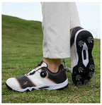 Unisex Professional Golf Shoes Spikeless Rotational Cleat Design Breathable & Stable Golf Sneakers | GX-006