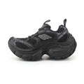 Paris 13th 10XL Distressed Dad Sneakers | Unisex Chunky Platform Trainers with Extreme Height Boost | Retro Mesh Casual Footwear | 10XL