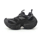 Paris 13th 10XL Distressed Dad Sneakers | Unisex Chunky Platform Trainers with Extreme Height Boost | Retro Mesh Casual Footwear | 10XL