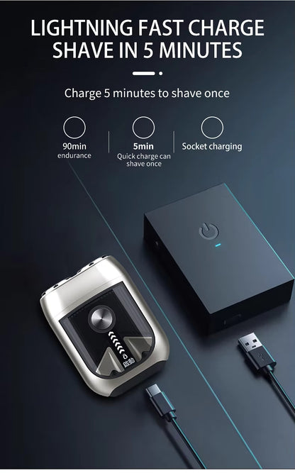 Electric Mini Shaver – Compact & Portable Grooming Tool for Precision Shaving | T3