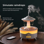 Remote Control Raindrop Cloud Humidifier 7 Colors LED Lamp UFO Aroma Diffusers | X01