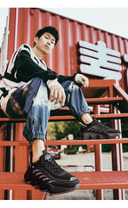 Men's Chunky Shoes Height Increasing Sneakers Breathable Mesh Sports Casual Shoes | 2218
