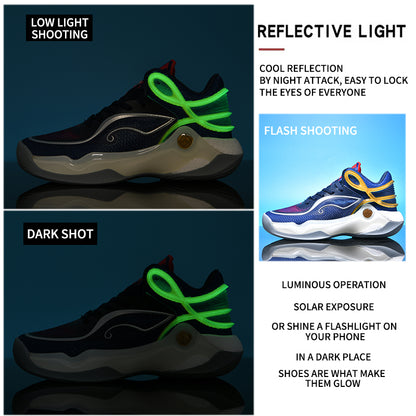 Luminous Men's Shoes AIR-MAX Shock Absorption Trainers & Wear-Resistant Sports Sneakers | 8928