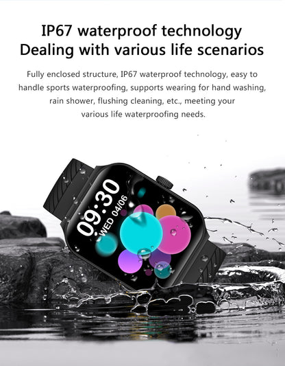 Smart Watch Bracelet with Bluetooth Call, Health Monitoring & Sports Tracker for Men & Women | Z88