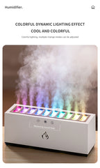 New Design 10 Nozzle Humidifier & Aroma Diffuser Dynamic Sound Pickup USB H2O Essential Oil Air Humidifier | KJR-273