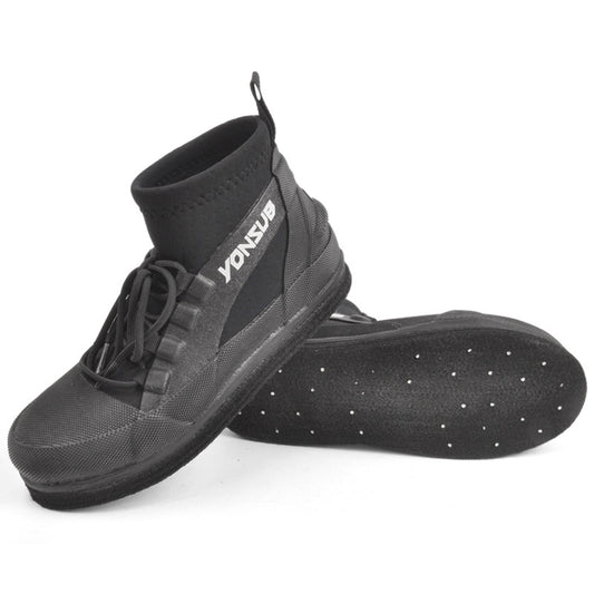 Yonsub Drainage Fishing Shoes | Quick-Dry Aqua Socks for Rock & Jetty Fishing | Anti-Slip & Cut-Resistant Water Shoes | YZ034