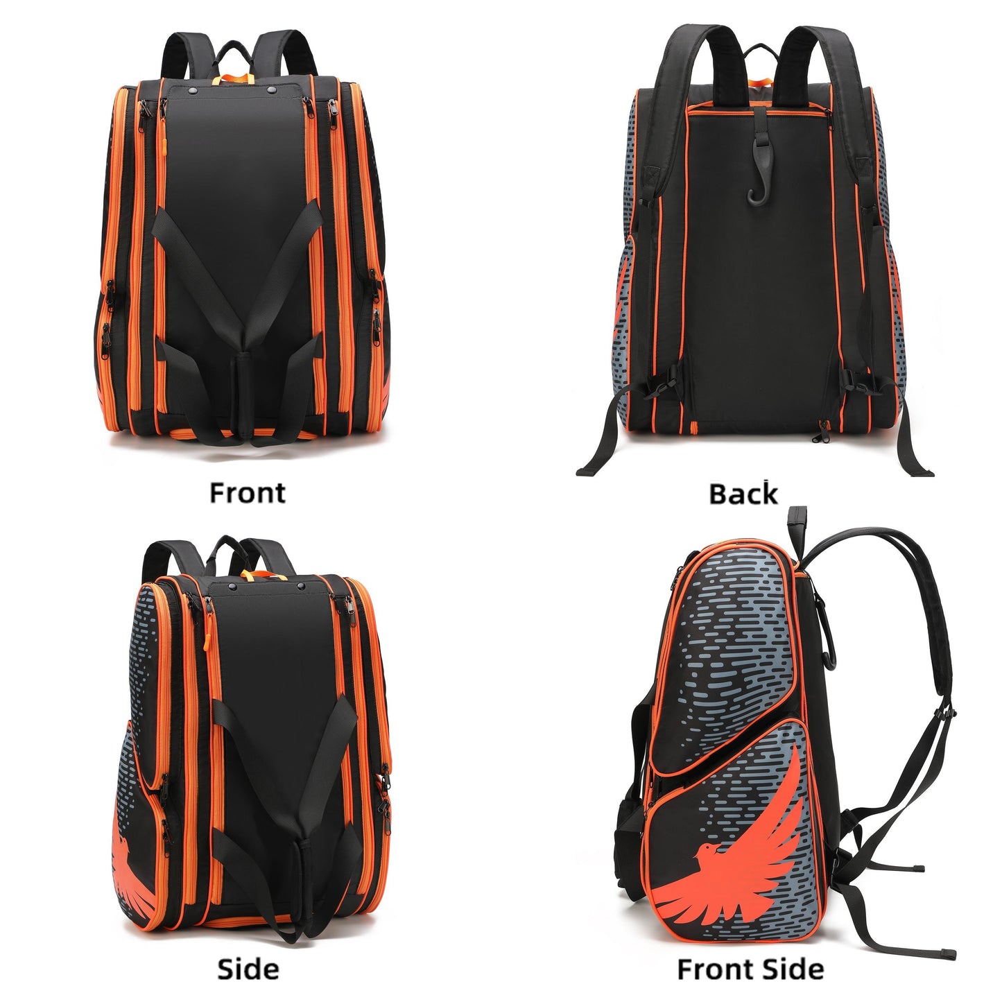 Large Capacity Gym & Sports Backpack – Perfect for Pickleball, Tennis, Camping & Hiking| 61-P2439