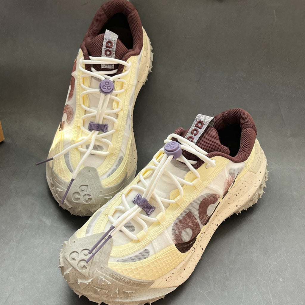 ACG Mountain Low-Top Hiking Shoes | Water-Resistant Leather & Fabric Trail Runners | Anti-Slip Outdoor Sports & Travel Sneakers | 666
