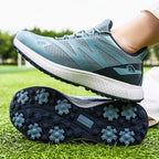 Thestron Men's Mesh Golf Shoes | Breathable Spikeless Sneakers | Lightweight Summer & Training Footwear | 916