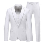 Men's Formal Wear Wedding Dress Tuxedo Banquet Slim Suit Office Wear Single Button 3 Pcs Suits | 711