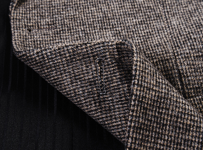 Men's Wool Blend Suit Blazer | 2025 Autumn Winter Premium Business Suit Jacket | Mid-Weight Formal Office Wear | 2513-398