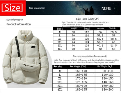 Winter Plain Coat Corduroy Puffer Jackets Loose Warm Wadding Cotton Bomber Jacket | HP-009