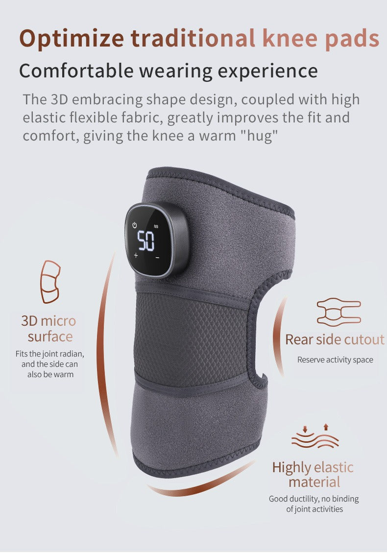 Heated Knee Brace Wrap Cordless Knee Massager with Heat & Vibration for Pain Relief Arthritis leg & knee massager | YC-906B
