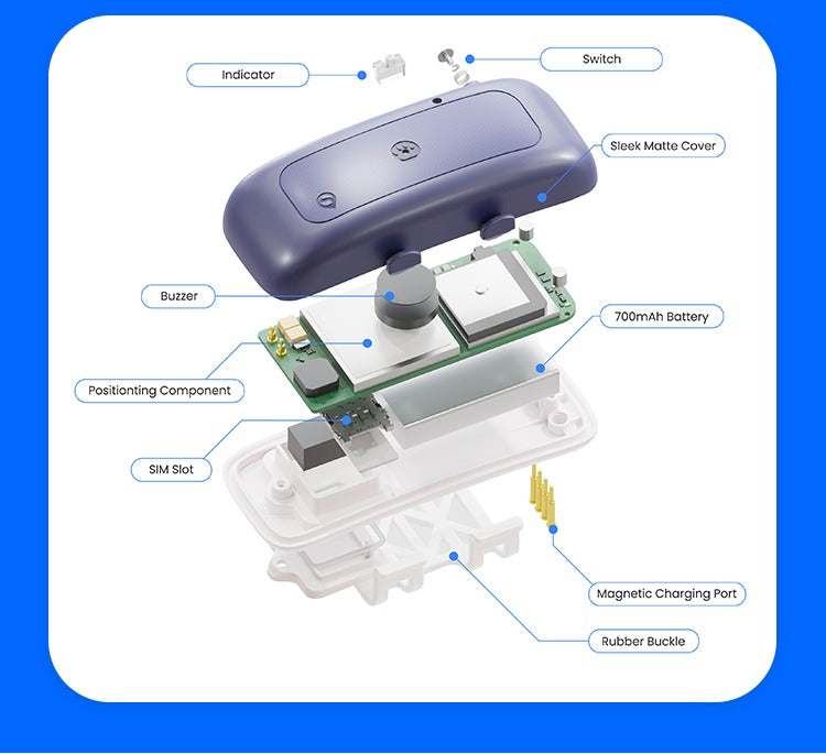 High Quality Wireless Pet Locator Pet Collar GPS Mini Pet Tracking Locator | S26L