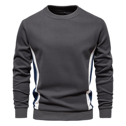 Men's Winter Sweatshirts Crew Neck Casual Pullover Long Sleeve Cotton Jumper Top | HD136