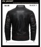 Europe & The United States Winter Leather Jacket Thickened Faux Fur Plush Warmth Retro Simulation Leather Texture Jacket | KH-209