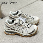 SLMN XT-QUEST Outdoor Sneakers Unisex Lightweight Hiking & Lifestyle Shoes | Mocha Brown Trail-Inspired Trainers