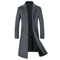 Men's Wool Overcoat Long | Classic British Winter Coat | Warm Outerwear UK | 8511