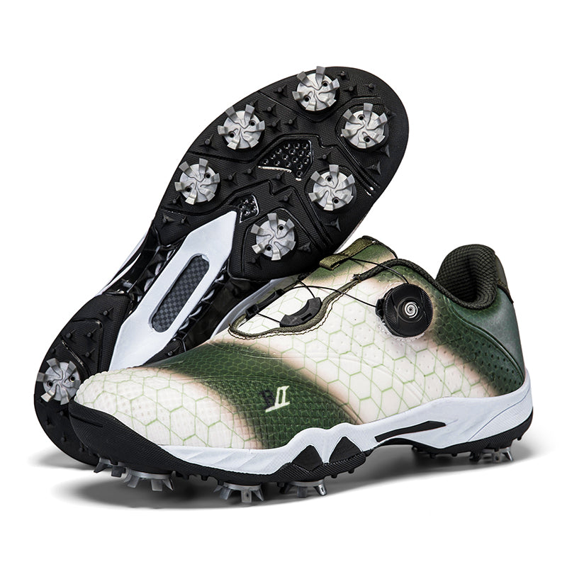 Unisex Professional Golf Shoes Spikeless Rotational Cleat Design Breathable & Stable Golf Sneakers | GX-006