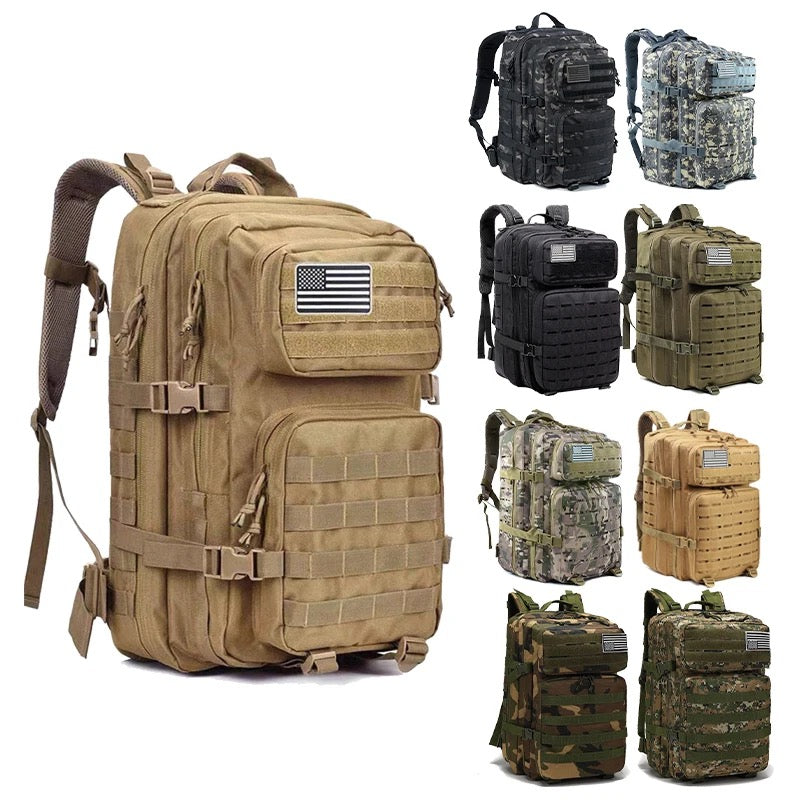 New Trending Portable Molle Bag 45L Mountain Travel Luggage Oxford Tactical Backpack