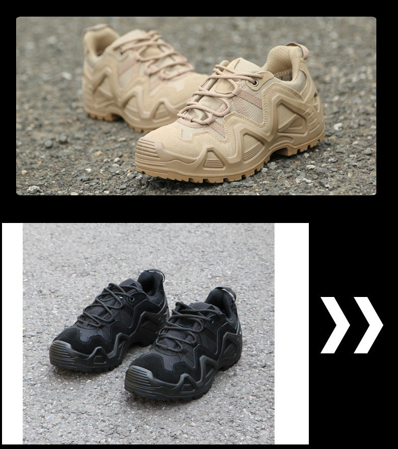 JLXY Tactical Desert Combat Boots Waterproof Insulated Winter Hiking Boots High-Top Outdoor Military Footwear