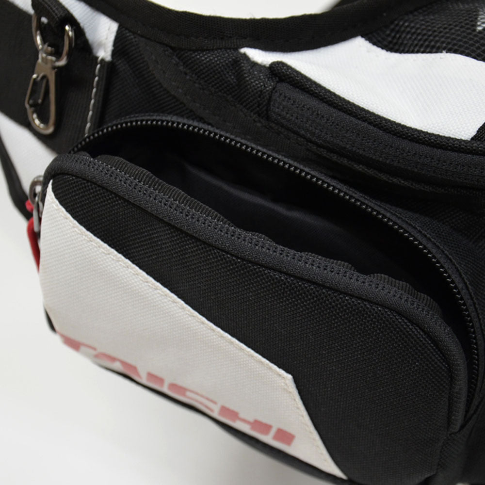 Waterproof Motorcycle Waist Bag | Motocross Race Belt Bag with Rain Cover Rider's Outdoor Crossbody Pack