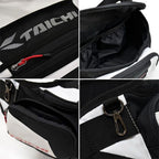 Waterproof Motorcycle Waist Bag | Motocross Race Belt Bag with Rain Cover Rider's Outdoor Crossbody Pack