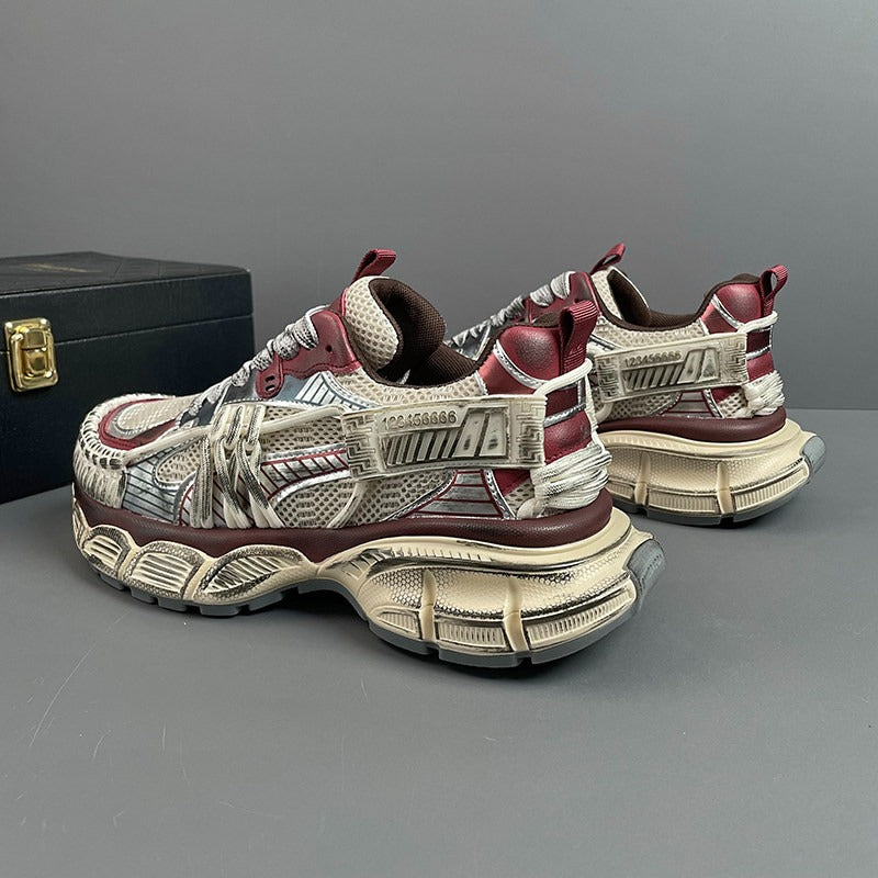 Men's Height-Increasing Breathable Casual Sports Shoes | Trendy Trainers Outdoor Sneakers