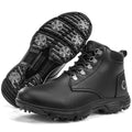 Thestron Men's High-Top Winter Golf Shoes Water-Resistant & Anti-Slip Spiked Trainers Big Sizes