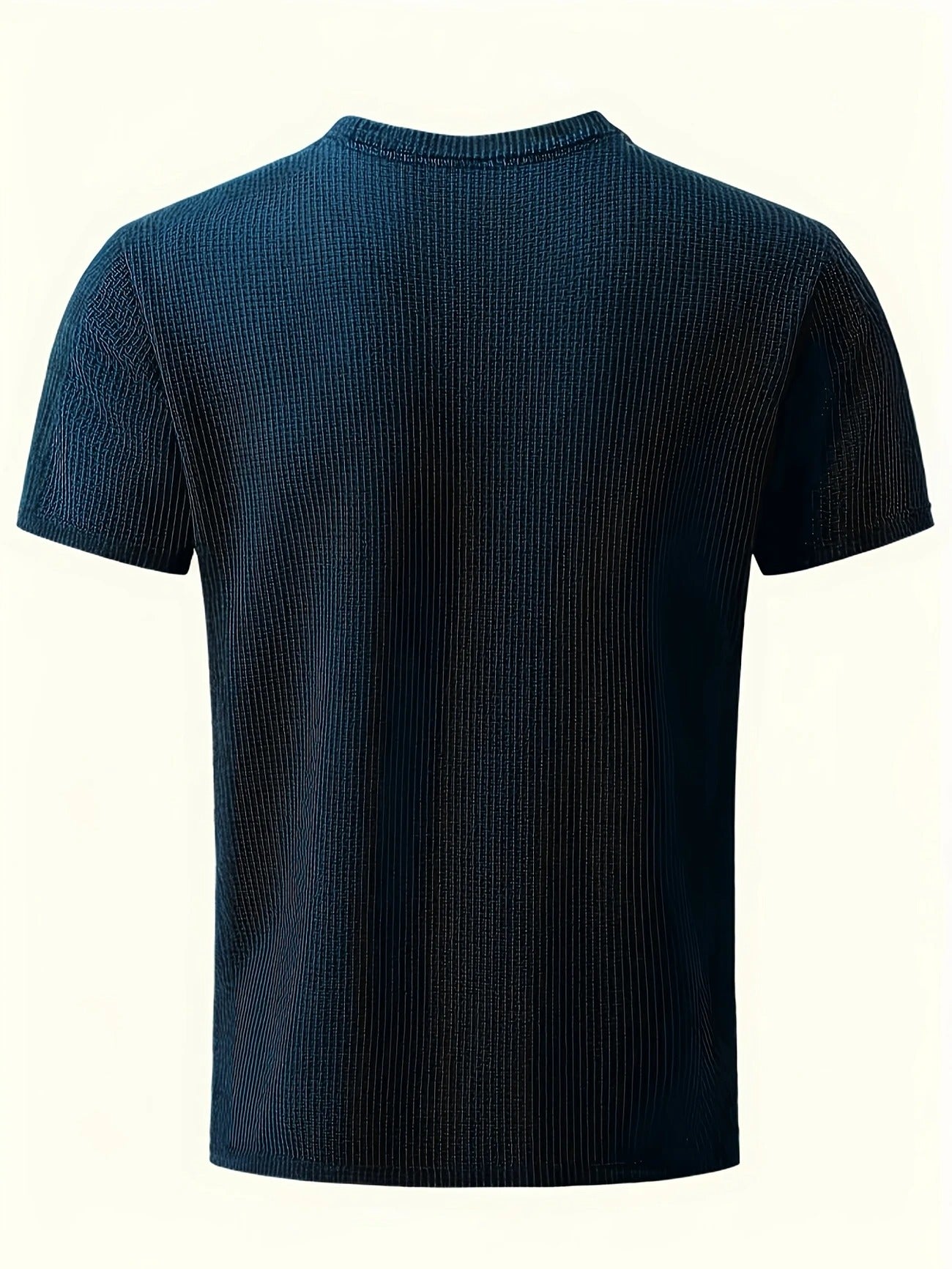 Men's Bamboo Stripe Short Sleeve T-Shirt Breathable, Stretchy Summer Casual Wear | 115 CSF