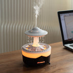 Remote Control Raindrop Cloud Humidifier 7 Colors LED Lamp UFO Aroma Diffusers | X01