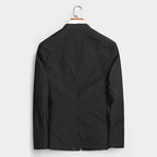 Men’s Genuine Cowhide Leather Jacket | Reversible Fur-Lined Mid-Length Coat | Business Casual Winter Outerwear | 8803