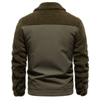 Men's Heavyweight Lined Zip Up Outerwear Jackets Warm Winter Coats for Men | JK815