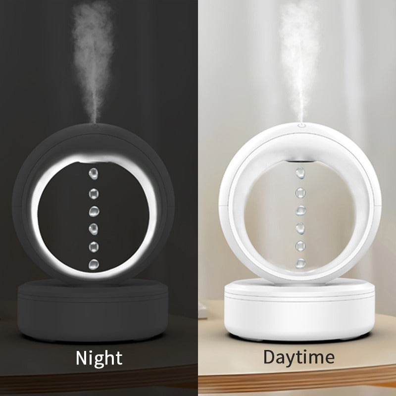 Aroma Diffuser Ultrasonic Cool Mist Anti-Gravity Design Water Drop Air Humidifier | GH08