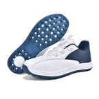 Packard Golf Shoes with Rotating Buckle | Anti-Slip Spiked Golf Madison Trainers | Breathable Microfiber Athletic Boots