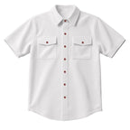 Men's Heavyweight Corduroy-Texture Work Shirt - 2025 Summer Relaxed Fit Casual Top | YH-OB20