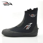 KEEP DIVING 5mm Neoprene Dive Boots | High-Elasticity Vulcanized Water Shoes for Diving & Fishing | Thermal Slip-On Boots | DB-151