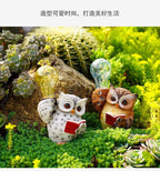 Solar Owl Garden Light LED Outdoor Décor Animal Bird Ornament for Yard & Patio Decoration | RDW102
