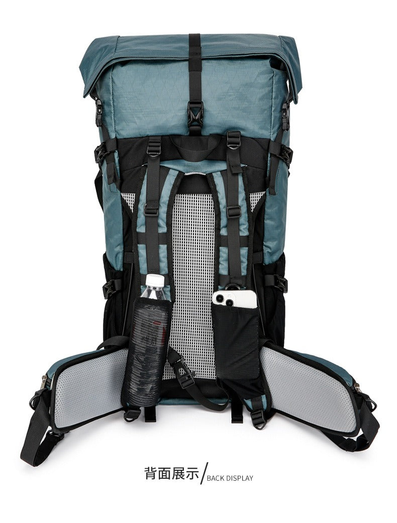 Royal Mountain 40L+10 Roll-Top Backpack – Expandable Hiking Rucksack UK | 1316
