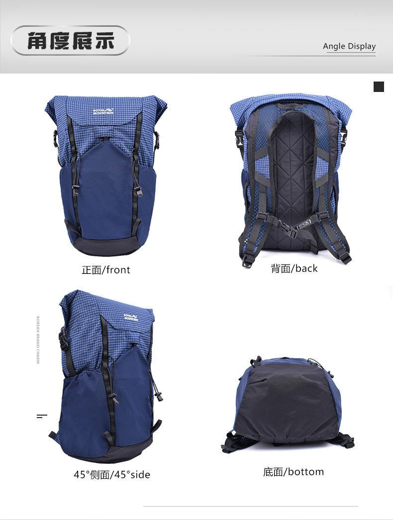 Royal Mountain 25L Foldable Backpack – Lightweight Hiking Daypack UK | 1338