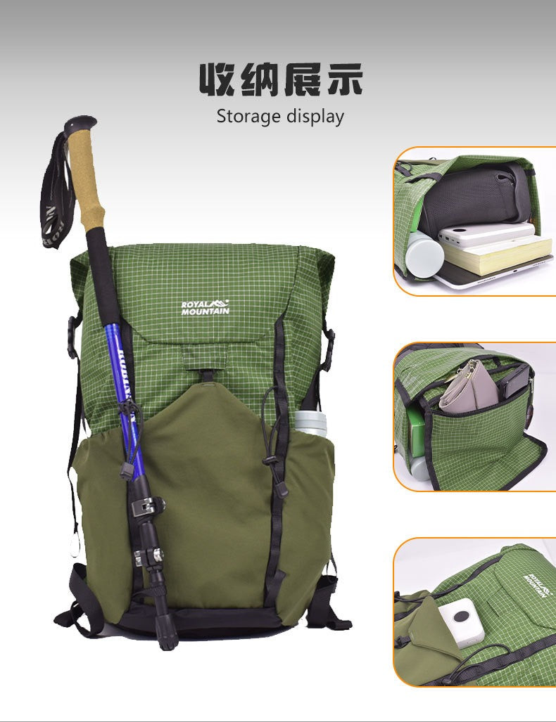 Royal Mountain 25L Foldable Backpack – Lightweight Hiking Daypack UK | 1338