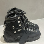 Men's American Utility Strap Hiking Boots | Thick-Sole Metal Buckle Martin Boots | High-Top Rock Style Ankle Boots