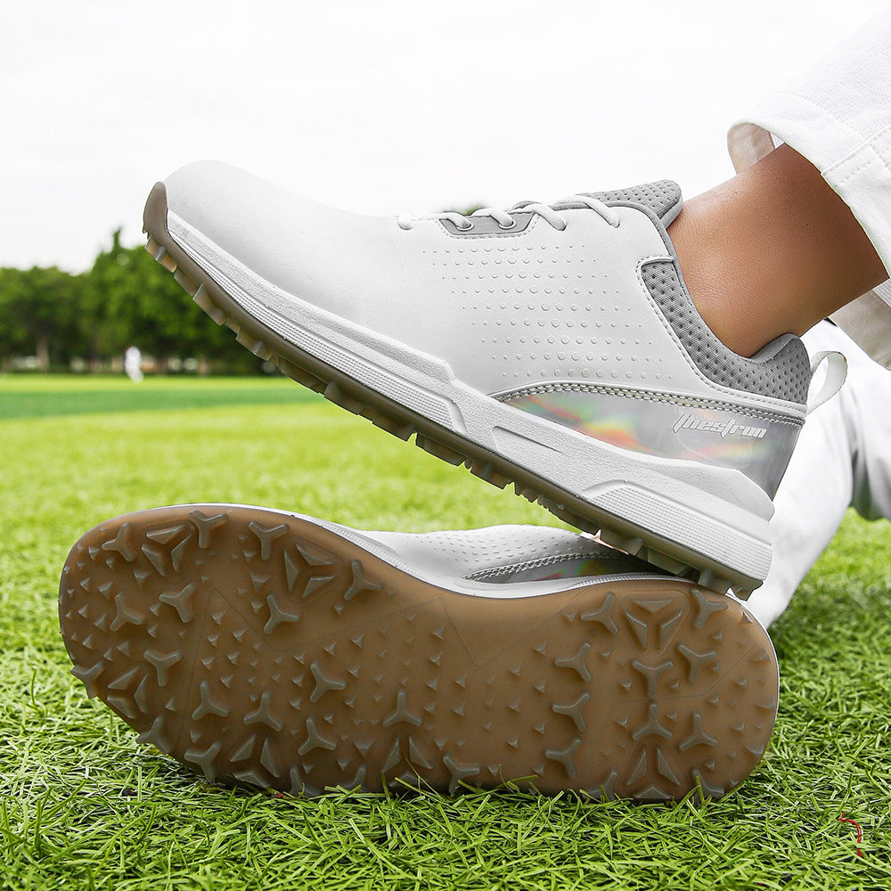 Thestron Men's Big Size Golf Shoes | Spikeless Training Shoes UK 6-13 | All-Season Casual Golf Sneakers | 2001