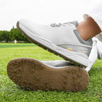 Thestron Men's Big Size Golf Shoes | Spikeless Training Shoes UK 6-13 | All-Season Casual Golf Sneakers | 2001