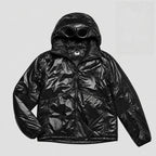 Premium Quality Waterproof Letter Print Hooded Jacket | Unisex Streetwear Windproof Coat | American Style Casual Outerwear