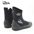 KEEP DIVING 5mm Neoprene Dive Boots | High-Elasticity Vulcanized Water Shoes for Diving & Fishing | Thermal Slip-On Boots | DB-151