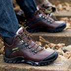 Men's Desert Leather Hiking Boots Waterproof Suitable Safety Strong Desert Boots | 999