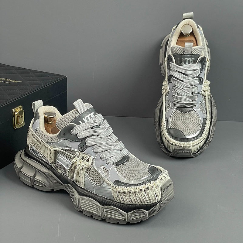 Men's Height-Increasing Breathable Casual Sports Shoes | Trendy Trainers Outdoor Sneakers
