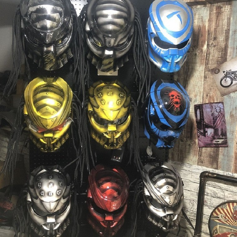Full Face Motorcycle Helmet Stylish 3-Layer Protective Helmet Predator Evo Motorcycle Helmet PC+ABS High Security Safety Helmet | 883-2